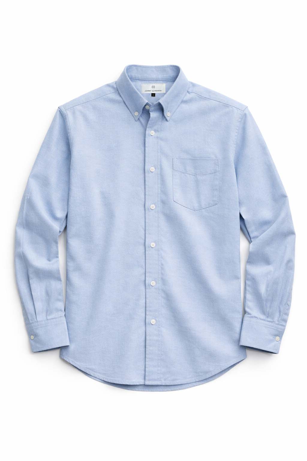 Blended twill button down - Blue