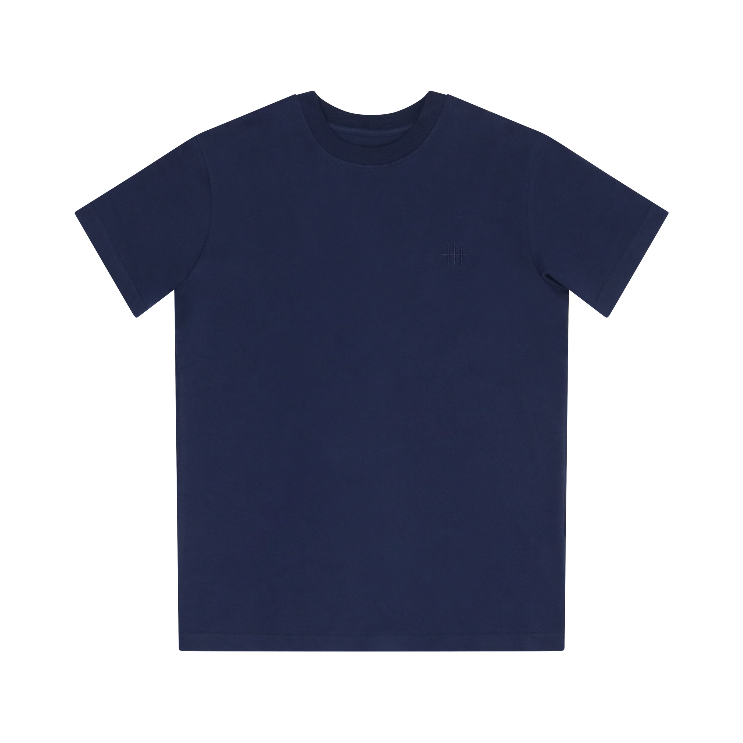 Longer Line Tee - Navy