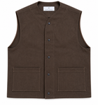 Waxed Sleeveless - Chocolate