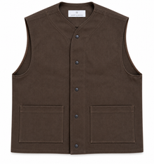 Waxed Sleeveless - Chocolate