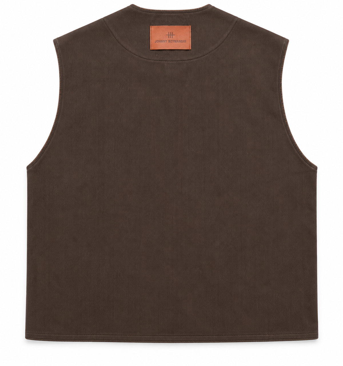 Waxed Sleeveless - Chocolate