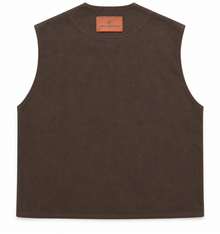 Waxed Sleeveless - Chocolate