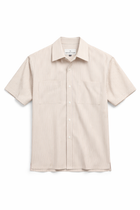 Harrison Vacation Shirt - Biscuit Candy Stripe