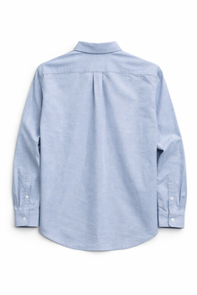 Blended twill button down - Blue
