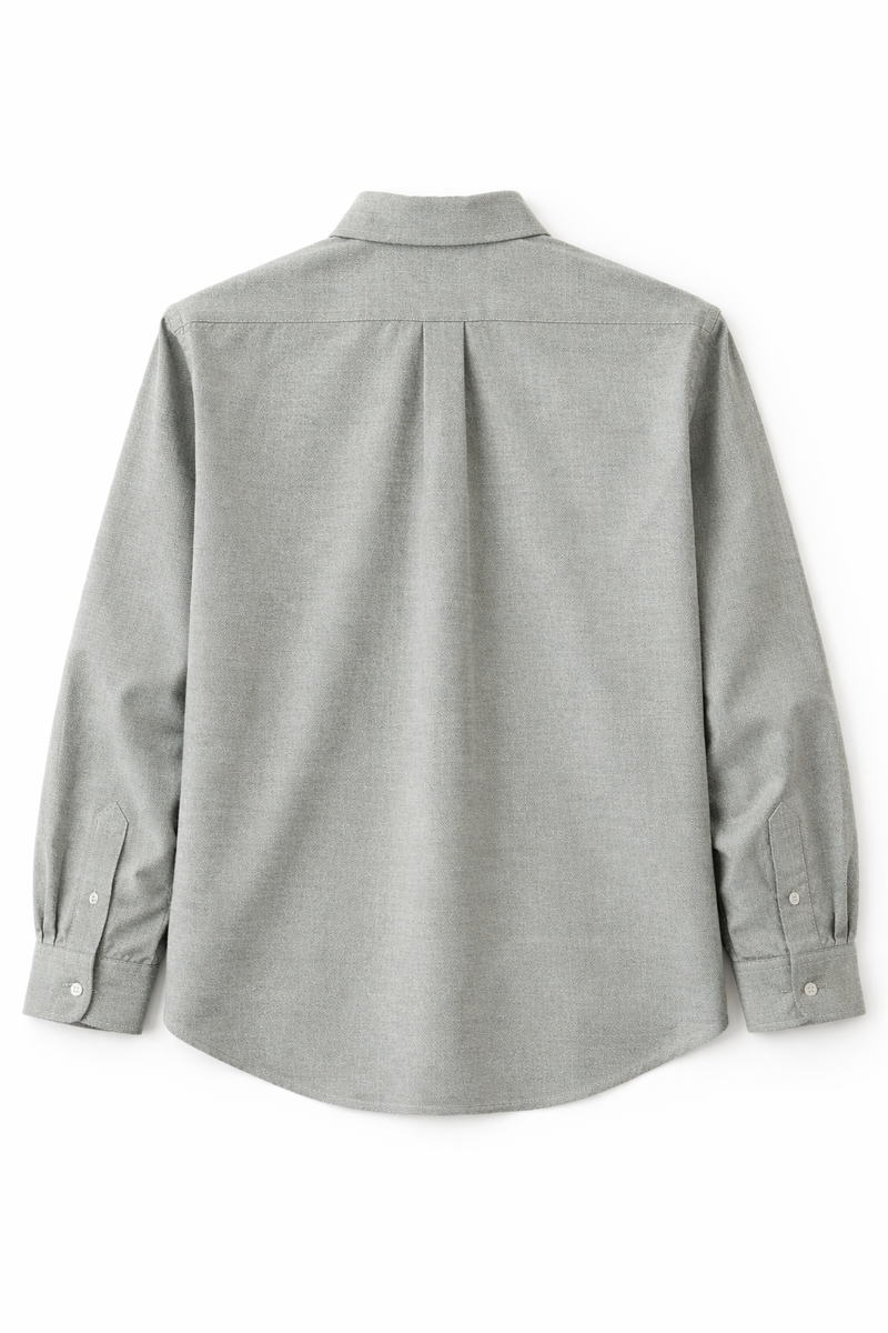 Blended twill button down - Sage