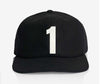 ALPHABET WOOL CAP - BLACK