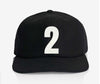 ALPHABET WOOL CAP - BLACK