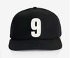 ALPHABET WOOL CAP - BLACK