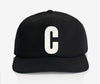 ALPHABET WOOL CAP - BLACK