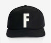 ALPHABET WOOL CAP - BLACK