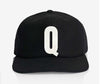 ALPHABET WOOL CAP - BLACK