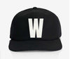 ALPHABET WOOL CAP - BLACK