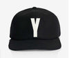 ALPHABET WOOL CAP - BLACK