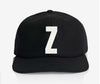ALPHABET WOOL CAP - BLACK