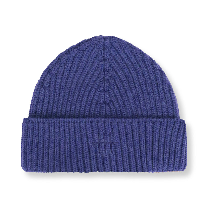 Merino Benson Beanie - Blue
