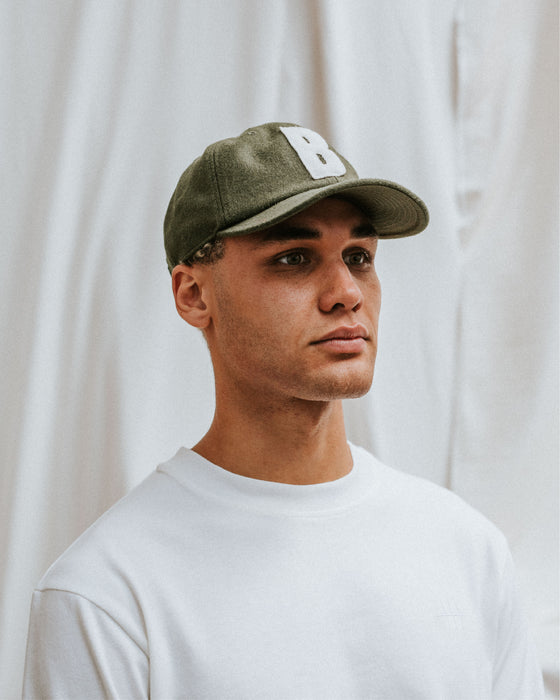 ALPHABET WOOL CAP - GREEN