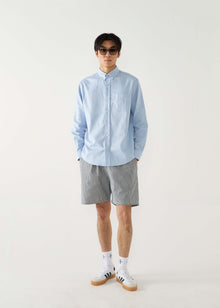 Blended twill button down - Blue