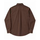 Twill Button Down Shirt - Chocolate