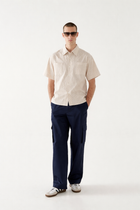 Harrison Vacation Shirt - Biscuit Candy Stripe