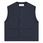 Waxed Sleeveless - Navy