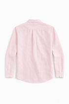 Heavy linen button down - Pink
