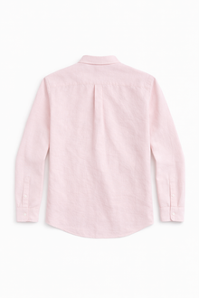 Heavy linen button down - Pink