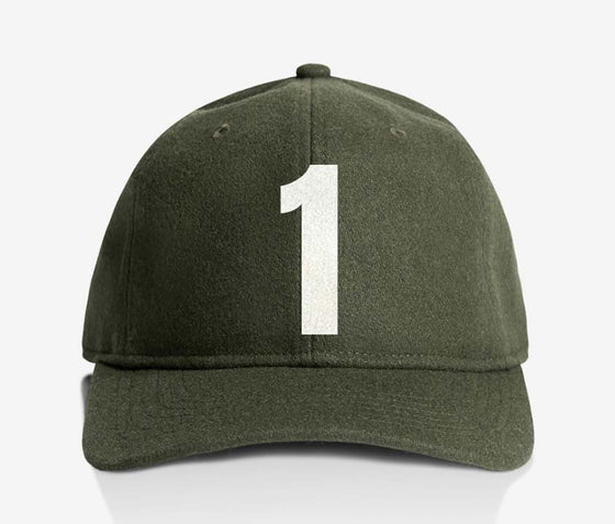 ALPHABET WOOL CAP - GREEN