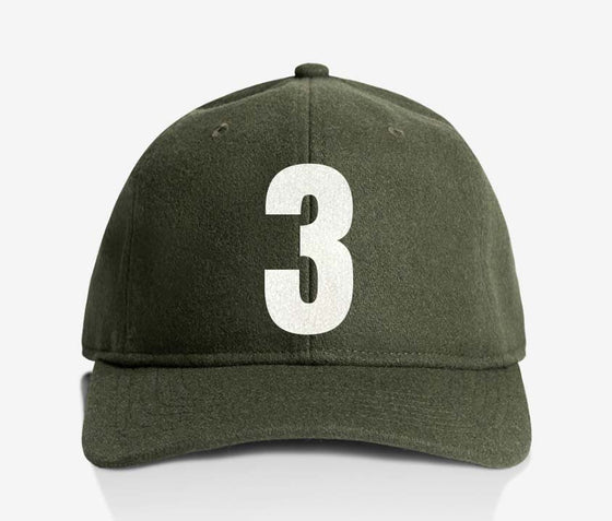 ALPHABET WOOL CAP - GREEN