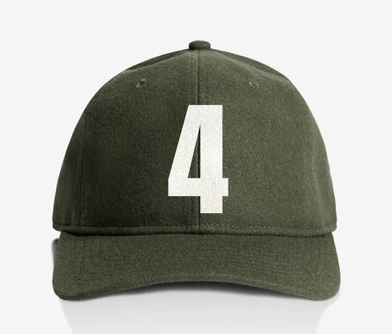 ALPHABET WOOL CAP - GREEN