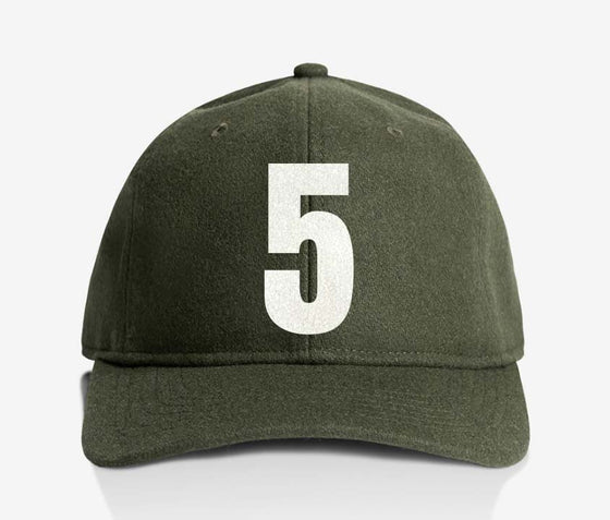 ALPHABET WOOL CAP - GREEN