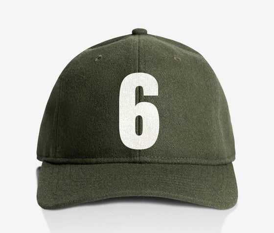ALPHABET WOOL CAP - GREEN