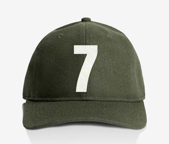 ALPHABET WOOL CAP - GREEN