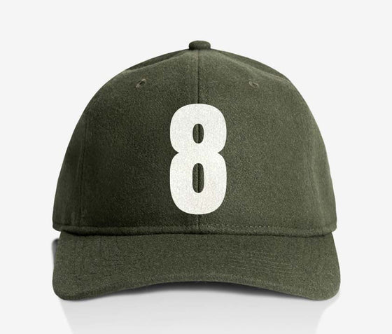 ALPHABET WOOL CAP - GREEN