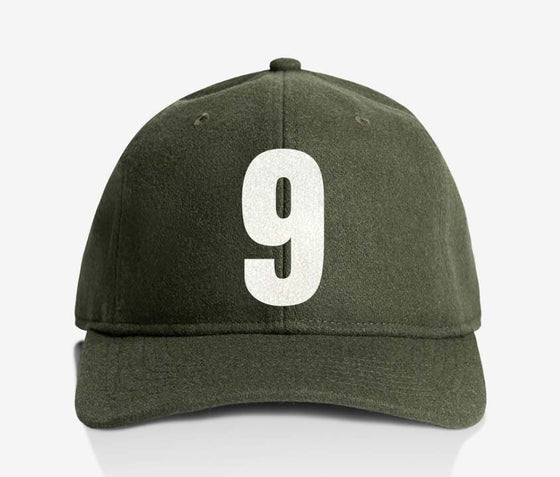 ALPHABET WOOL CAP - GREEN