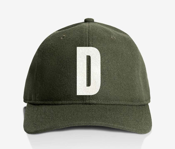 ALPHABET WOOL CAP - GREEN