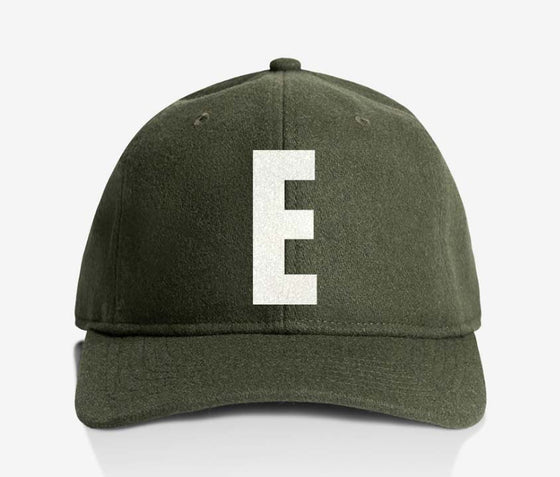 ALPHABET WOOL CAP - GREEN