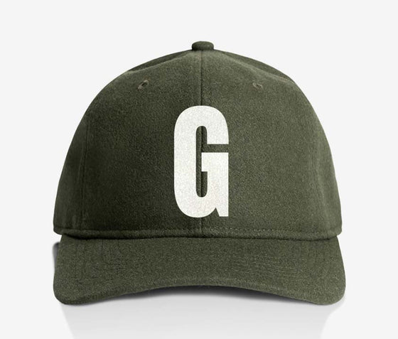 ALPHABET WOOL CAP - GREEN