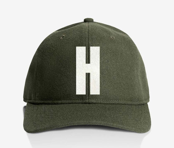 ALPHABET WOOL CAP - GREEN