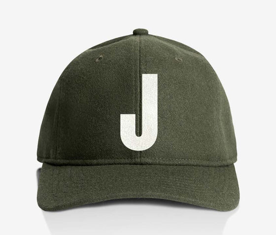 ALPHABET WOOL CAP - GREEN