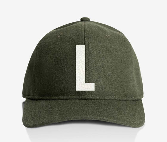 ALPHABET WOOL CAP - GREEN