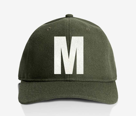 ALPHABET WOOL CAP - GREEN