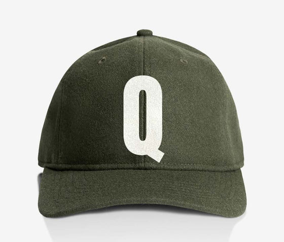 ALPHABET WOOL CAP - GREEN