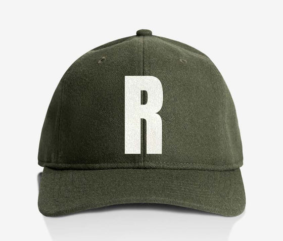 ALPHABET WOOL CAP - GREEN