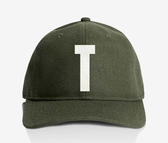 ALPHABET WOOL CAP - GREEN
