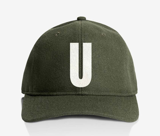 ALPHABET WOOL CAP - GREEN