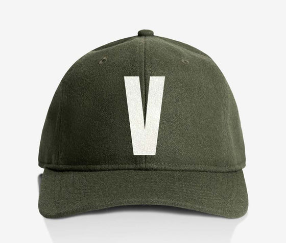 ALPHABET WOOL CAP - GREEN