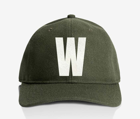 ALPHABET WOOL CAP - GREEN