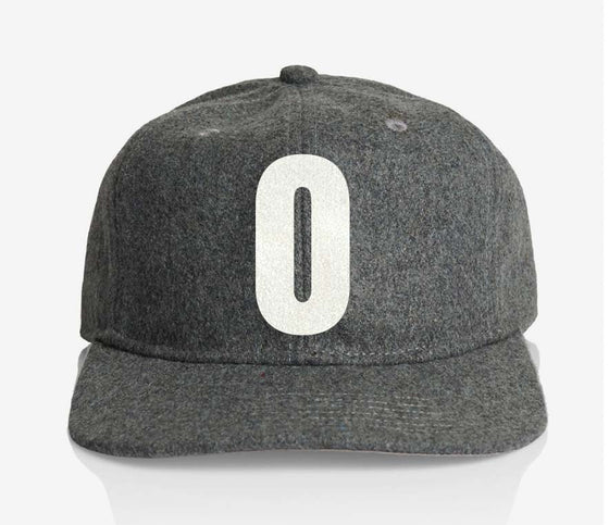 ALPHABET WOOL CAP - GREY