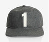 ALPHABET WOOL CAP - GREY