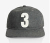 ALPHABET WOOL CAP - GREY